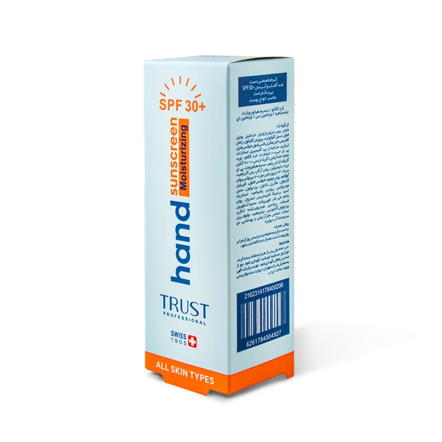 کرم تخصصی دست ضدآفتاب و آبرسان +SPF30 بیرنگ تراست