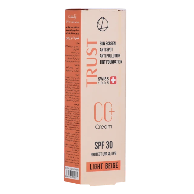 سی سی کرم پلاس تراست شماره 1 ( بژ روشن ) با SPF30